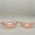 Vintage Pink Anchor Hocking “Old Colony” Lace Edge 3 Piece Serving Set For Sale - Image 10 of 12