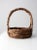 Vintage Rustic Wicker Basket For Sale - Image 6 of 11