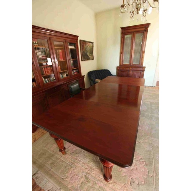 Large Mahogany Dining Table For Sale - Image 10 of 13