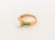 Vintage 14k Yellow Gold and Cultured Pearl Emerald Ring For Sale In New York - Image 6 of 8