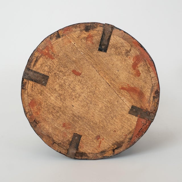 Set of 3 Antique Nepalese Painted Grain Measures For Sale - Image 9 of 15