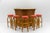 Mid-Century Modern Bamboo Bar and Bar Stools, Italy, 1950s, Set of 6 For Sale - Image 3 of 18