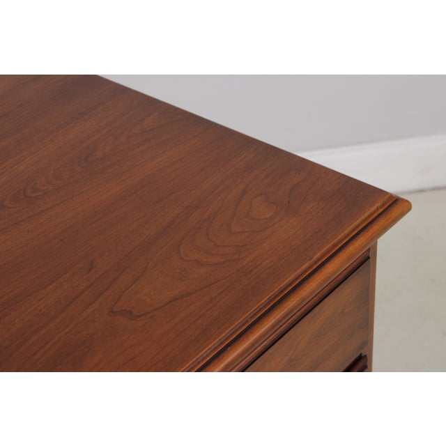 Henkel Harris Cherry 9 Drawer Double Dresser For Sale - Image 9 of 15