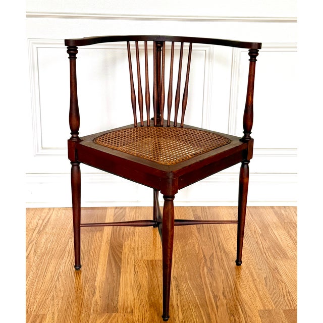 Art Nouveau Corner Chair Attributed to Adolf Loos, 1890s | Chairish