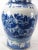 Blue Chinese Blue and White Porcelain Ginger Jar With Hand Painted Scenery For Sale - Image 8 of 11