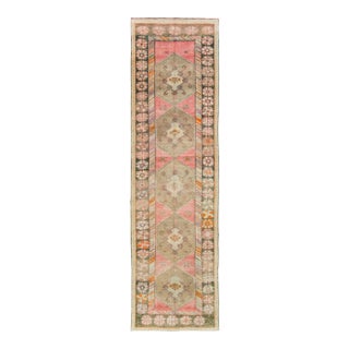 Galerie Shabab Collection Mid-20th Century Turkish Anatolian Wide Gallery Runner For Sale