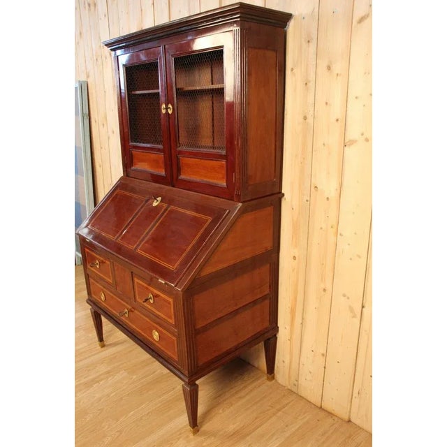 18th Century Scriban Library in Mahogany For Sale - Image 5 of 13