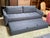 Contemporary American Leather for Crate & Barrel Queen Bedford Trundle Sleep Sofa, Lake Chenille For Sale - Image 3 of 12