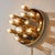 Brass ceiling / wall lamp with ten sockets from the 1970s produced by Orion. with some surface scratches on the brass...