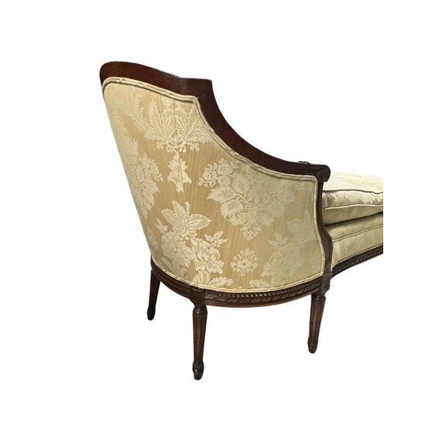 Antique 19th Century French Louis XV Style Settee Chaise Longue or Lounge For Sale - Image 4 of 13