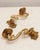 Art Nouveau Brass Taper Candlestick Rotating Sconces For Sale - Image 4 of 15