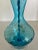 Murano Vintage Murano Glass Table Lamp in Blue 1960s For Sale - Image 4 of 9