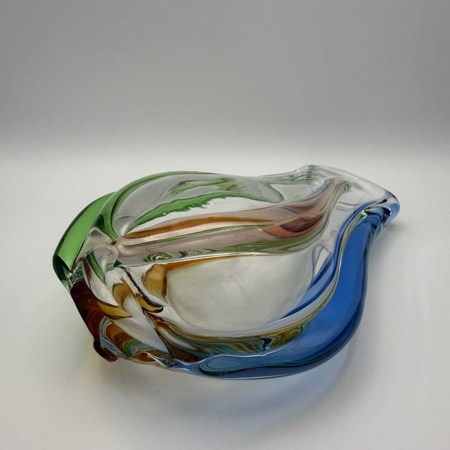 Glass Vase by Frantisek Zemek, 1960s For Sale - Image 10 of 12