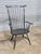 American d.r. Dimes Black Fan Back Carved Windsor Arm Chair Bench Made New Hampshire For Sale - Image 3 of 12