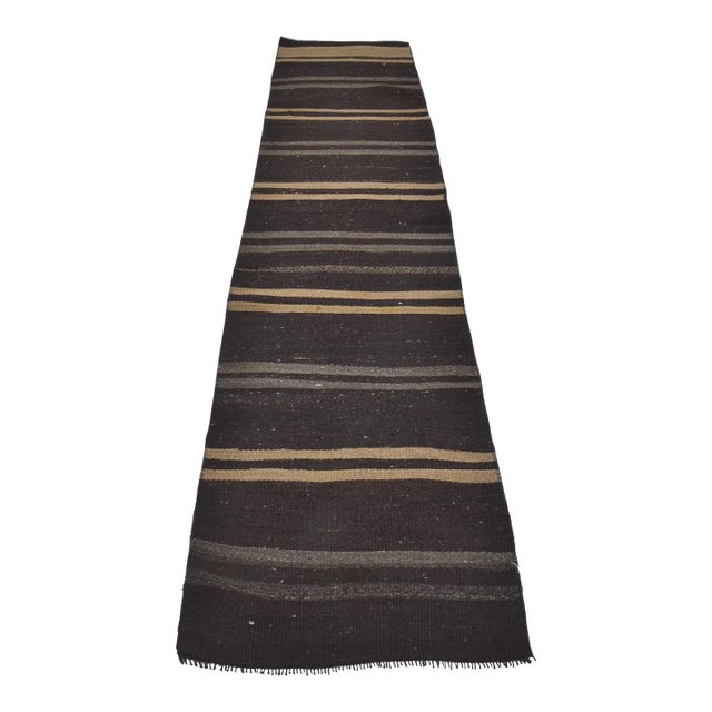 1960s Anatolian Kurdish Handwoven Runner Rug For Sale