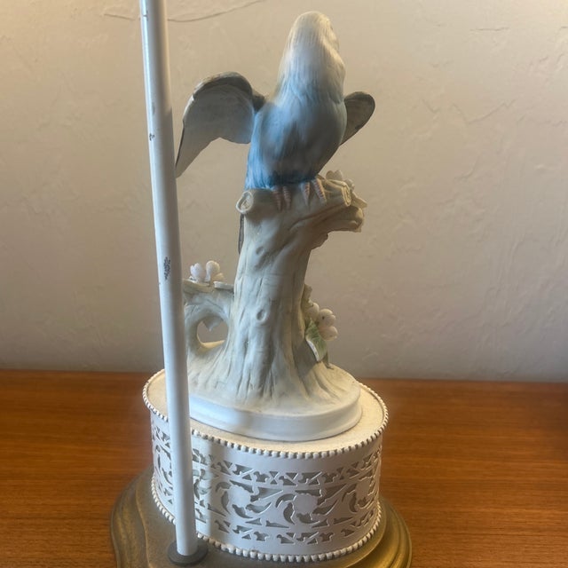 Ceramic 1960s Mid-Century Modern Andrea by Sadek From Japan Parrot Lamp For Sale - Image 7 of 12