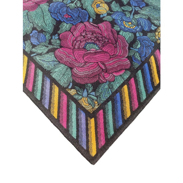 1980s Mandarin Rug by Ottavio Missoni for T&J Vestor, Italy, 1980s For Sale - Image 5 of 18
