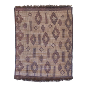 Small Mauritanian Tuareg Mat - 4.8 X 3.8 Ft