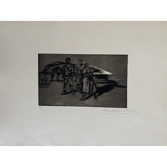 Anselmo Bucci, Military, Etching, 1917 For Sale - Image 3 of 3