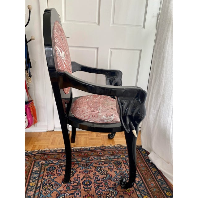 Boho Chic 1960s Vintage Gampel Stoll Elephant Armchair For Sale - Image 3 of 13