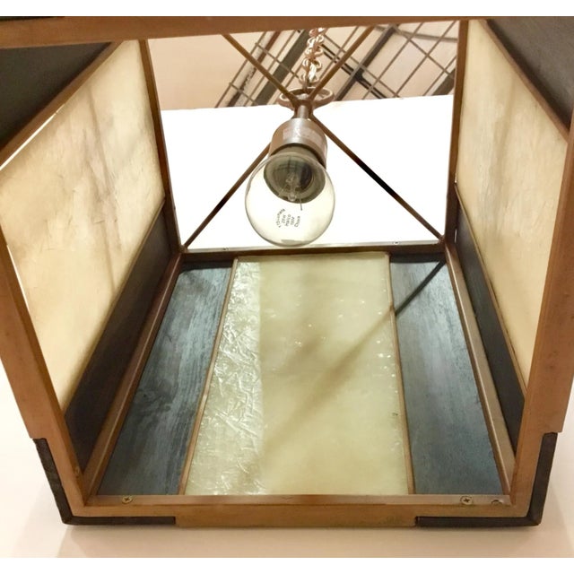 2010s Currey & Co. Asian Modern Kiyamacki Lantern For Sale - Image 5 of 6