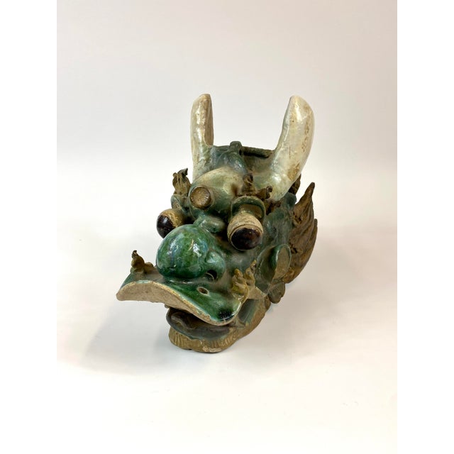 18th Century Dragon Head Roof Tile For Sale - Image 9 of 9