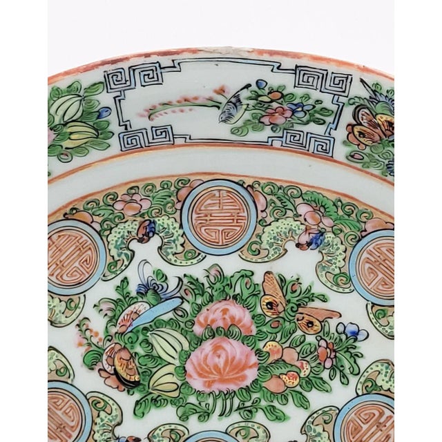 1910s Famille Rose Oval Low Bow, China Circa 1910 For Sale - Image 5 of 10