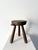 Mid-Century Tree Slab Side Table Stool with Live Edge, France, 1940s For Sale - Image 9 of 9