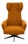 Vintage Wingback Swivel Lounge Chair from Dřevotvar Jablonné Nad Orlicí, 1970s For Sale