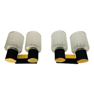 Pair French Lunel 1960s Mid-Century Wall Lights For Sale