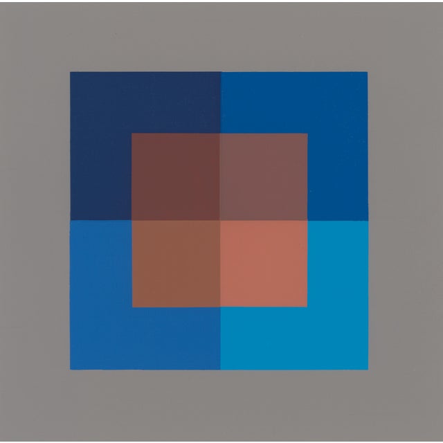 Original first edition silkscreen from Josef Albers "Interaction of Color", published by Yale University Press in 1963 as...