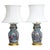 Antique Chinese Table Lamps with Porcelain Base, Set of 2 For Sale - Image 9 of 9