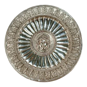 Antique Gilded Age Signed E F Caldwell New York Silver Plated Dish or Plate