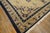 Superlative Beige Open Field With Details Flowers in a Medallion Design Antique Chinese Peking Rug For Sale - Image 10 of 12