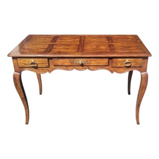 1960s Fine Vintage Country French Parkay Top Desk For Sale