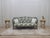 Vintage French Provincial Sofa – Floral Upholstered Settee, Louis XV Style Couch, Ornate Carved Wood Frame,Grey & Yellow Floral Sofa For Sale - Image 15 of 15