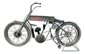 Harley-Davidson Metal Motorcycle Sculpture