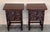 Spanish 20th Century Pair of Spanish Nightstands With Two Drawers and Iron Hardware For Sale - Image 3 of 11
