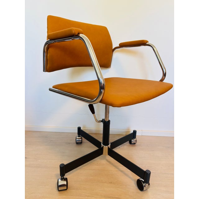 Vintage Dijon Model K-380 Office Chair by Kovona, Czechoslovakia, 1970s For Sale - Image 3 of 11