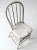 Antique White Spindle Back Chair For Sale - Image 12 of 12