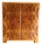 1930s European Art Deco Burlwood Gentleman’s Chest Cabinet For Sale
