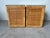 Vintage Coastal Palm Beach Rattan & Woven Cane Nightstands With Glass Tops — A Pair For Sale In Miami - Image 6 of 12