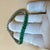 2020s 30 Carat Natural Emerald Cocktail Tennis Bracelet 14 Karat White Gold 7" For Sale - Image 5 of 8