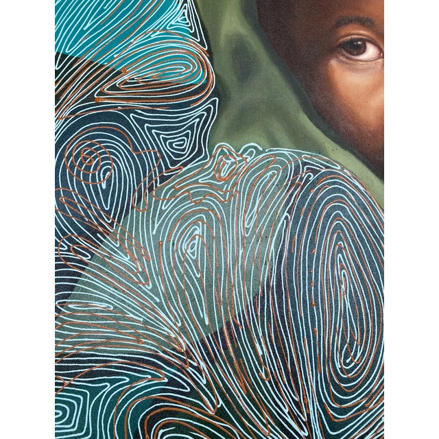 Contemporary "Our Choices Matter", Acrylic on Canvas Painting by Patrick Gusenga, 2026 For Sale - Image 3 of 5