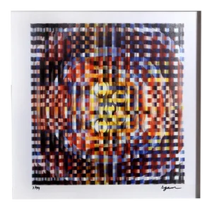 Yaacov Agam, Visual Welcome I, Agamograph