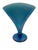 Teal Vintage Stretch Glass Iridescent Fan Vase by Fenton For Sale - Image 8 of 8