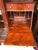 Early 20th Century Antique Side by Side Secretary Desk With Bookcase Curved Glass For Sale - Image 13 of 14