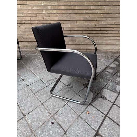 Metal Late 20th Century Mies van der Rohe Set of 8 Brno Chairs for Knoll For Sale - Image 7 of 15