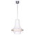 Gold Mid-Century Czech Pendant in Chrome, Steel, Opaline Glass, 1960s For Sale - Image 8 of 8