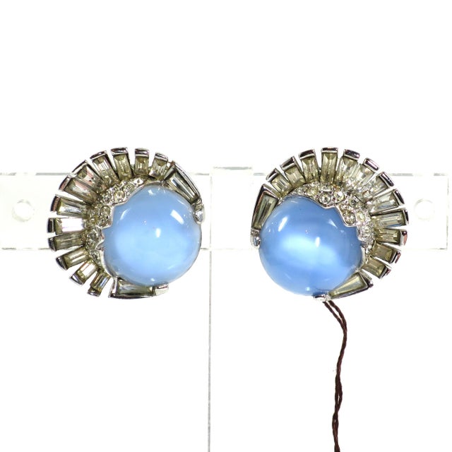 Vintage Designer Boucher Art Deco Grand Parure 1940s, Set of 5 For Sale - Image 10 of 12